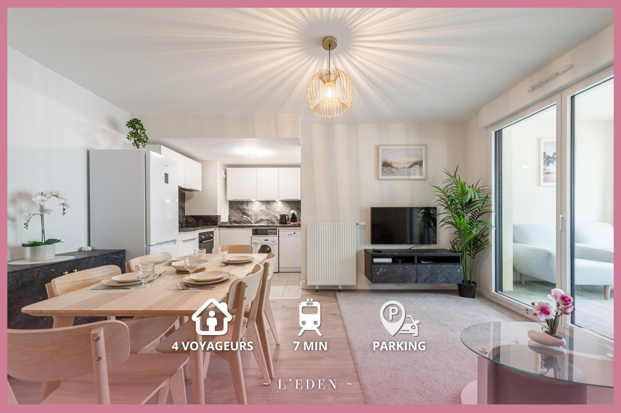 L'Eden - T2 Neuf Avec Loggia Et Parking Prive - Proche Rer A & Disneyland Chessy  Buitenkant foto